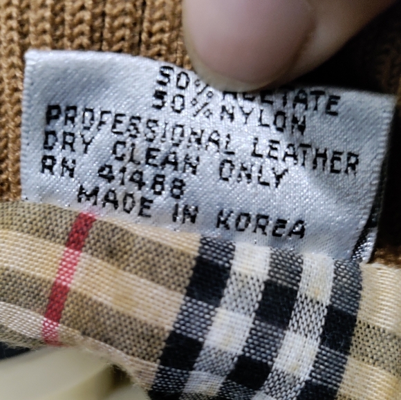 Vintage Alan Michaels tan leather suede bomber jacket men's size 38 - Picture 6 of 9